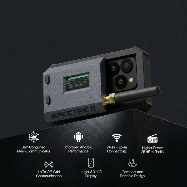 SpecFive Unveils the Spectre MKII: A Powerful Android Mesh Phone for Off-Grid Communication