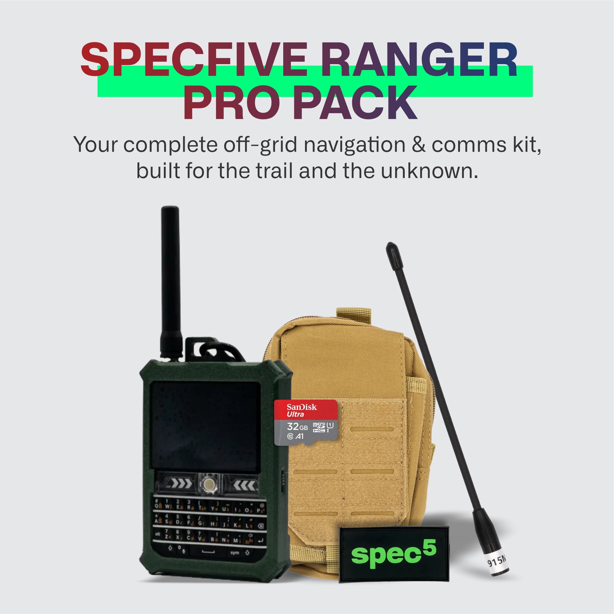 SpecFive Ranger Pro Pack