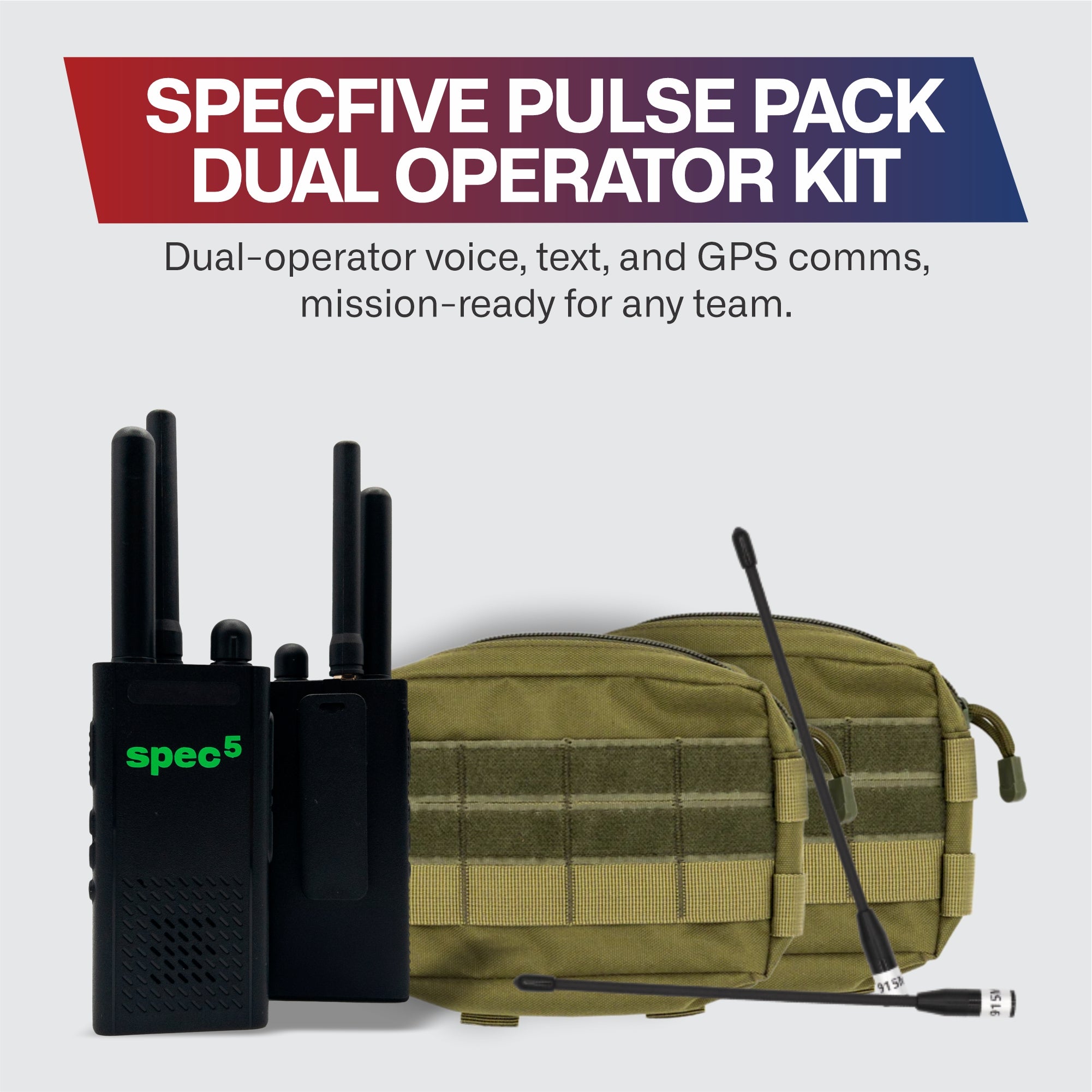 SpecFive Pulse Pack Dual Operator Kit