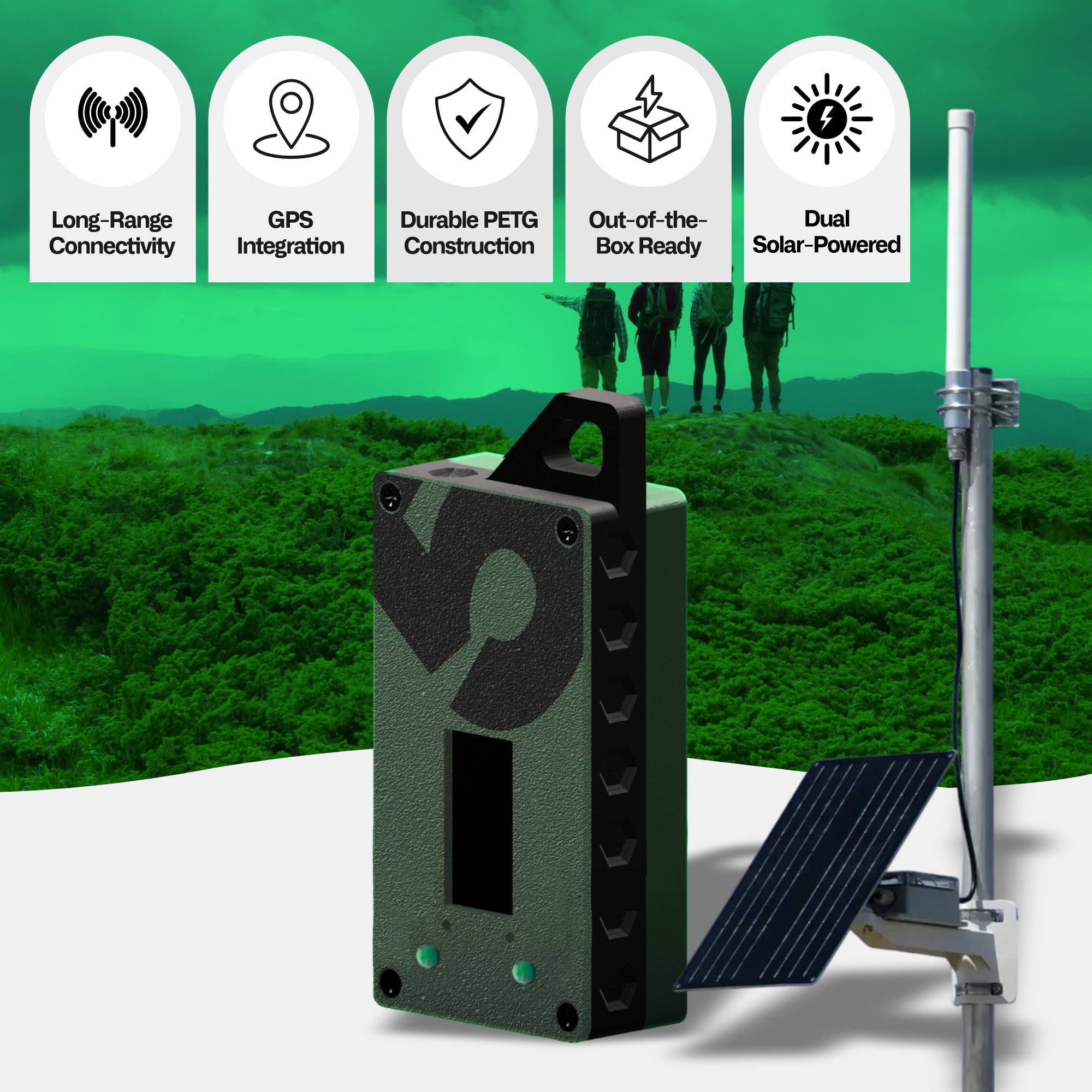 Spec5 Survival Bundle - Mini Trekker & Solar-Powered Relay
