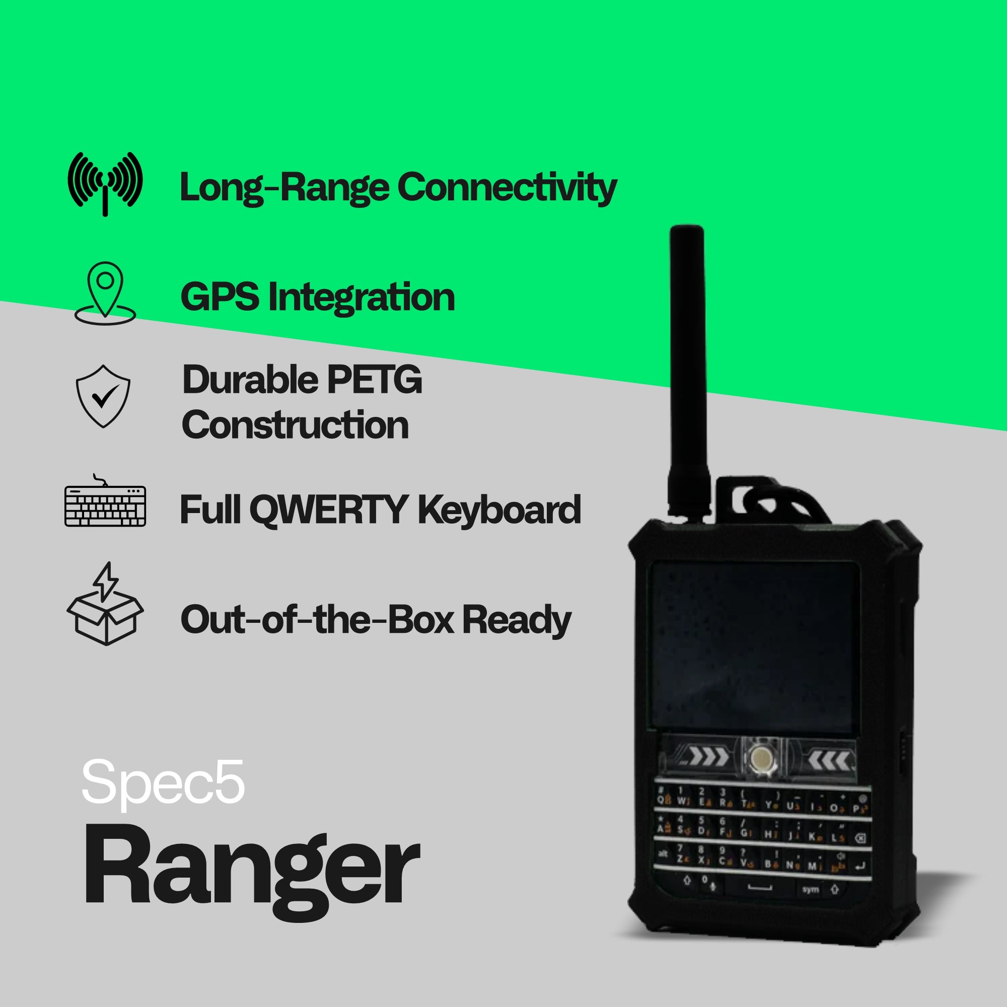 SpecFive LLC - Ranger Device​ | Long Range Communication Devices
