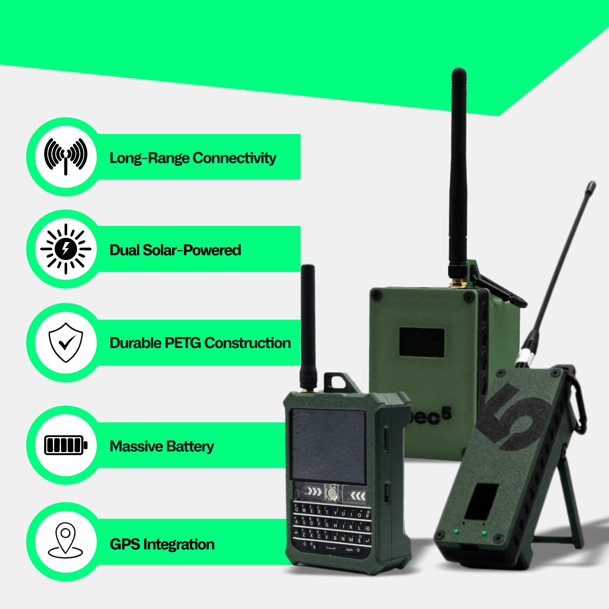 Spec5 Explorer Bundle –  Beacon XL+, Ranger Magnum & Trekker Bravo