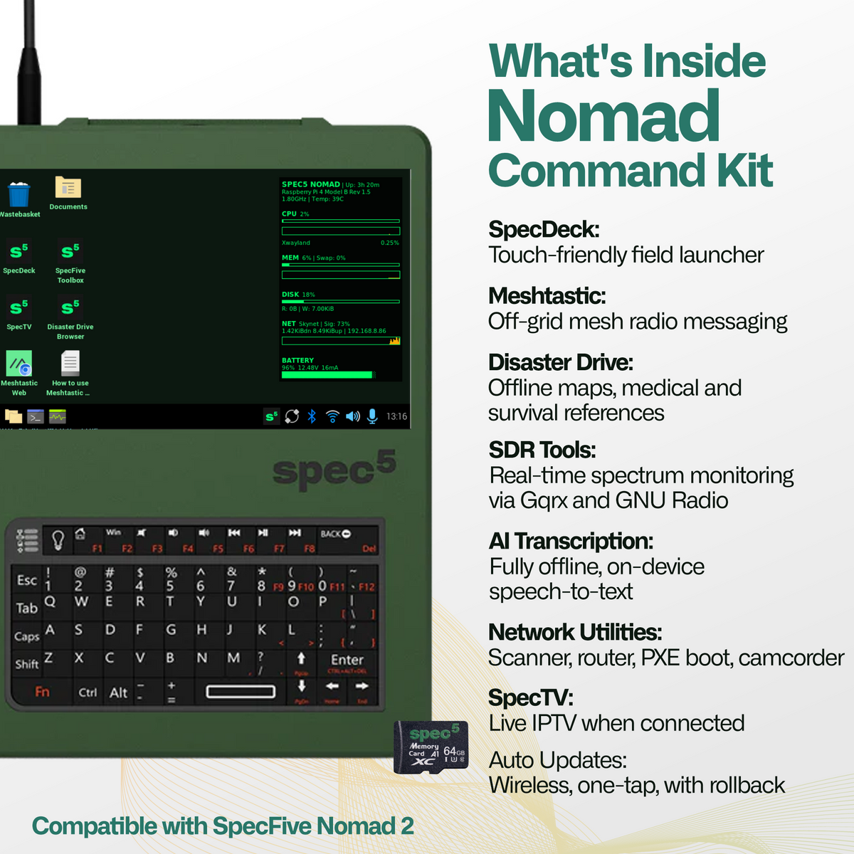 SpecFive Nomad 2 Ultimate Software Pack