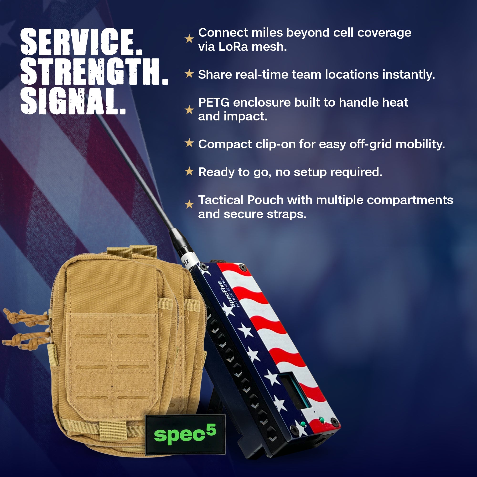 Trekker BRAVO Patriot Bundle 