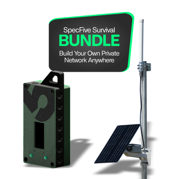 Spec5 Survival Bundle - Mini Trekker & Solar-Powered Relay