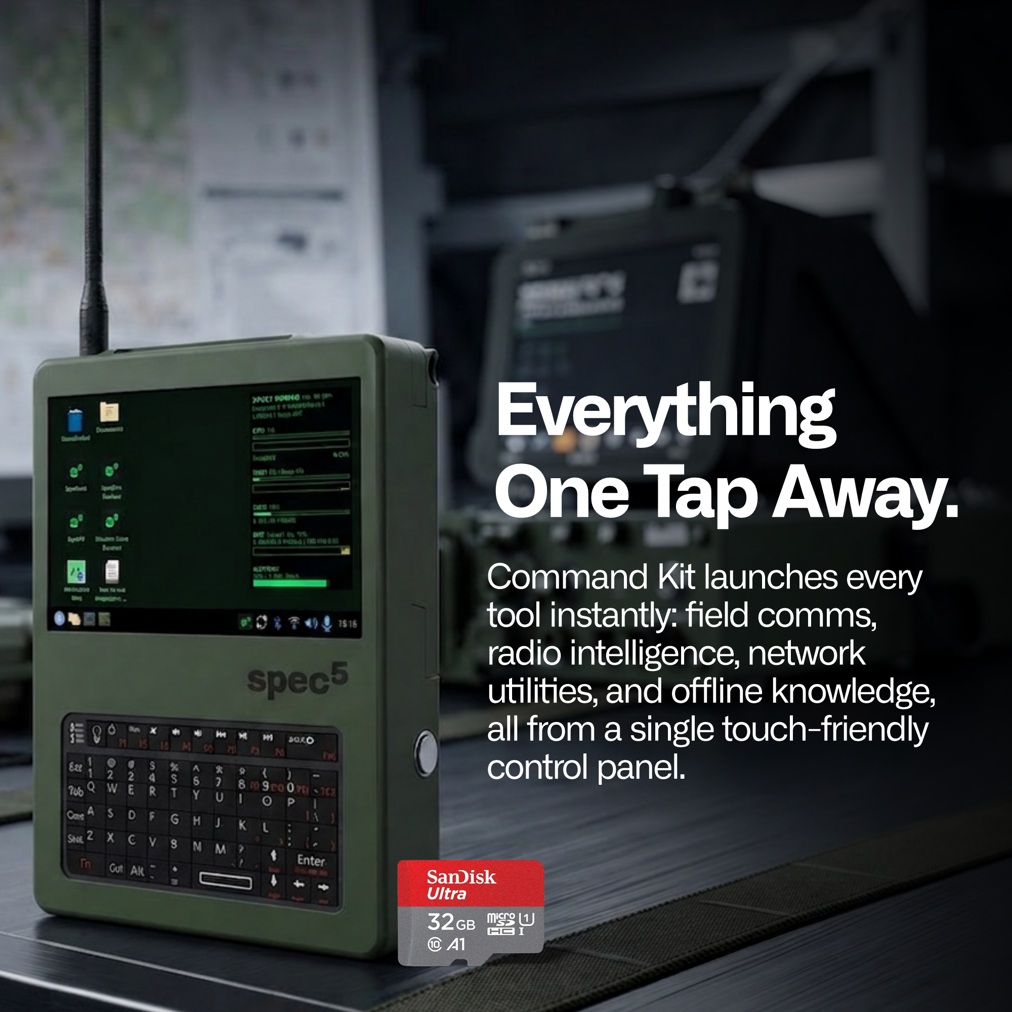 SpecFive Nomad Command Kit - Field Software Suite for Nomad 2