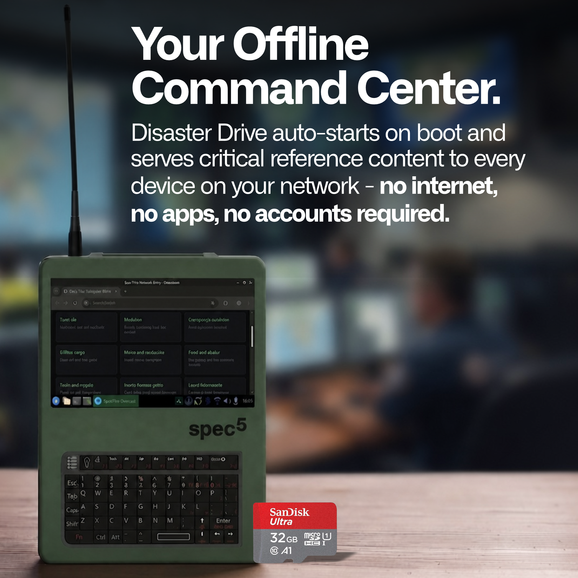 SpecFive Nomad Command Kit - Field Software Suite for Nomad 2