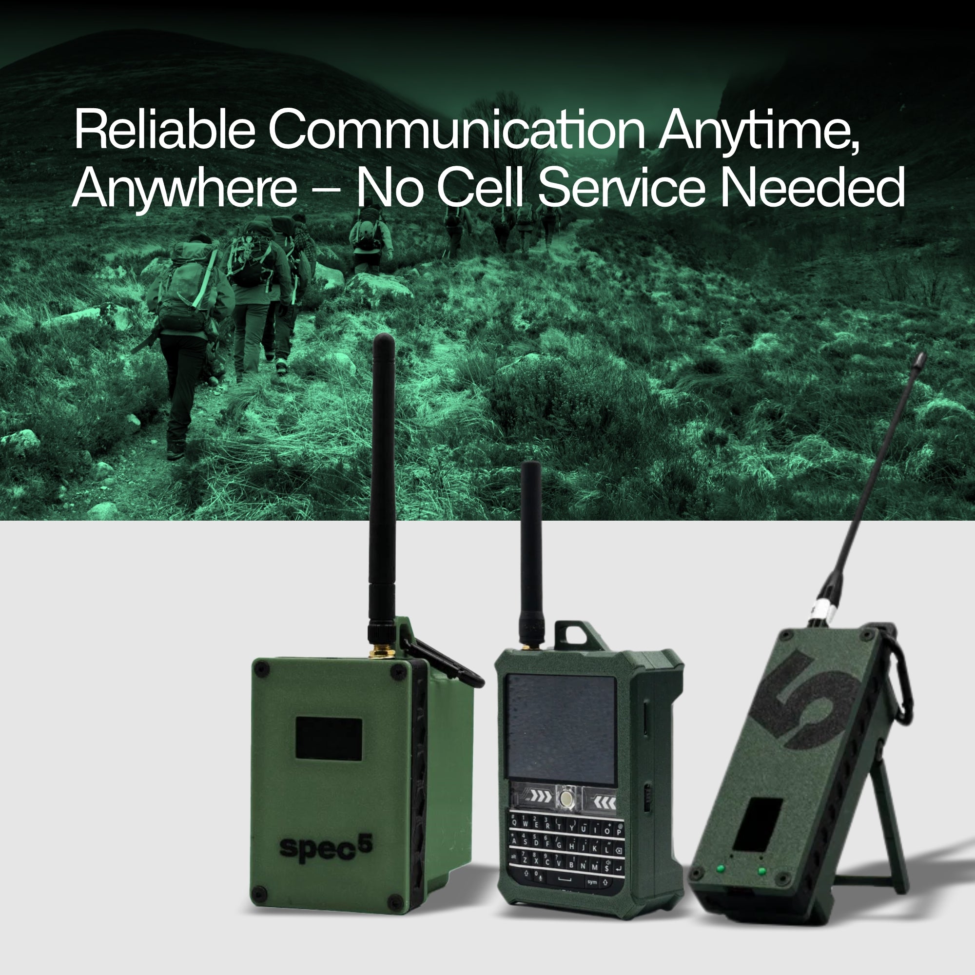 Spec5 Explorer Bundle –  Beacon XL+, Ranger Magnum & Trekker Bravo
