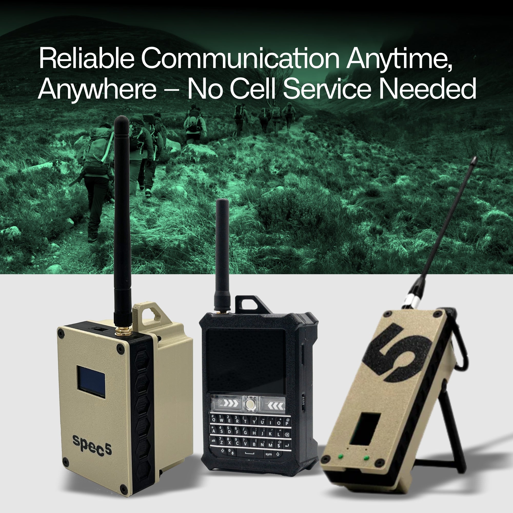 Spec5 Explorer Bundle –  Beacon XL+, Ranger Magnum & Trekker Bravo