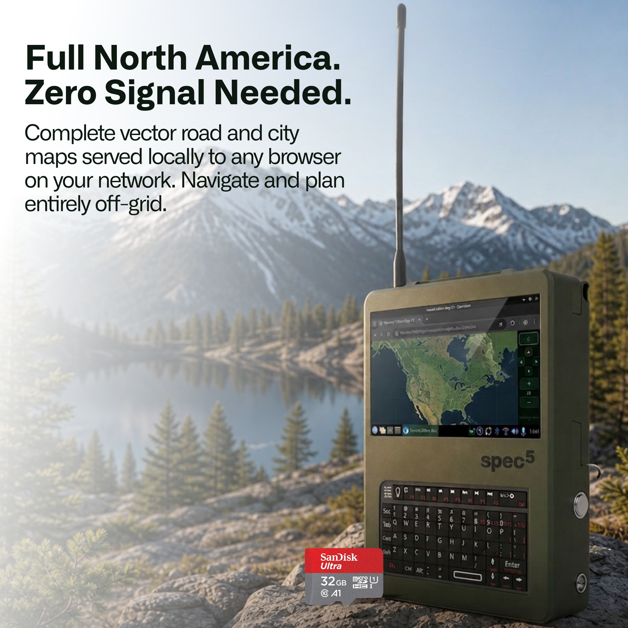SpecFive Nomad Command Kit - Field Software Suite for Nomad 2