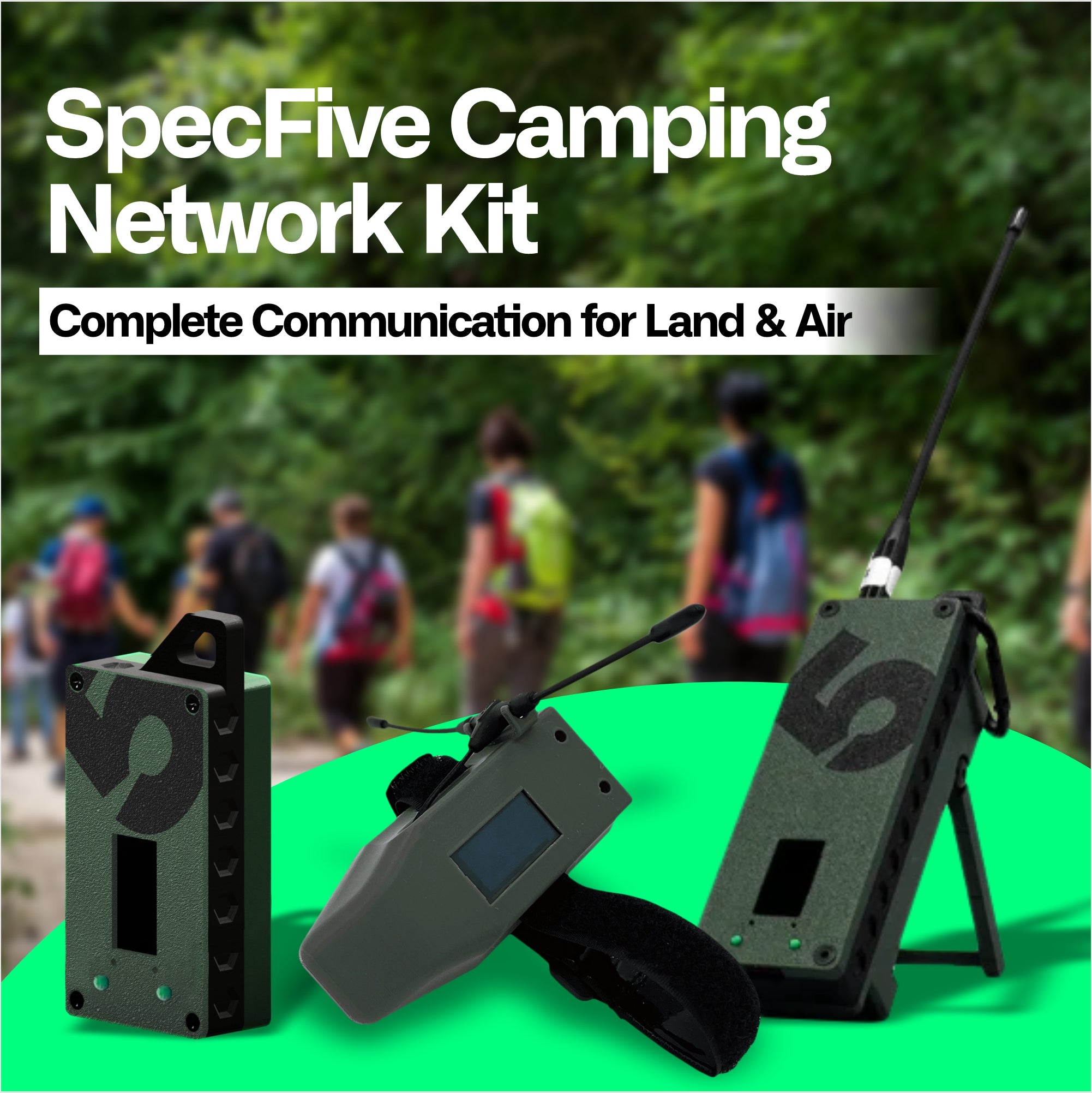 Spec5 Camping Bundle - Copilot, Mini Trekker & Trekker Bravo