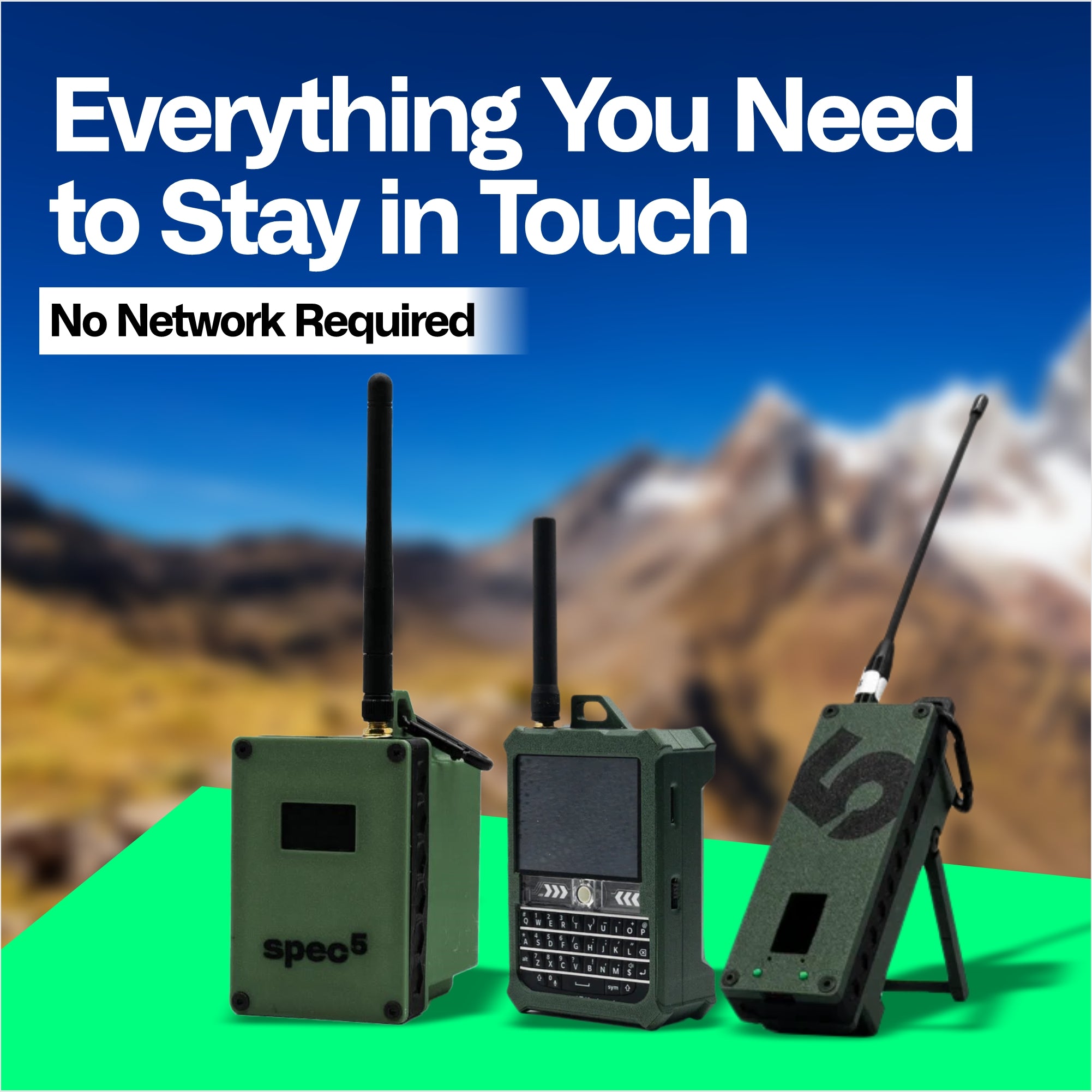 Spec5 Explorer Bundle –  Beacon XL+, Ranger Magnum & Trekker Bravo