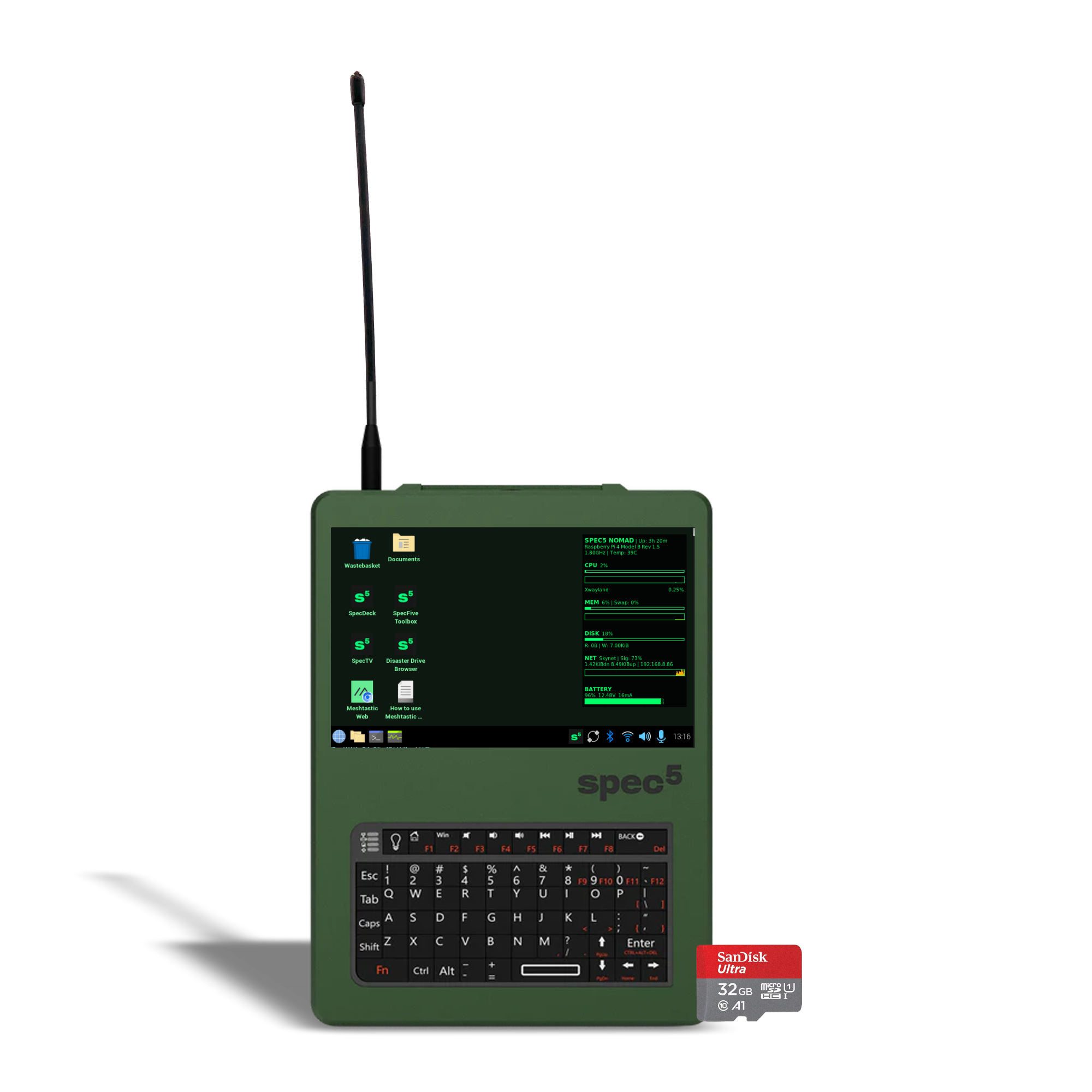 SpecFive Nomad Command Kit - Field Software Suite for Nomad 2