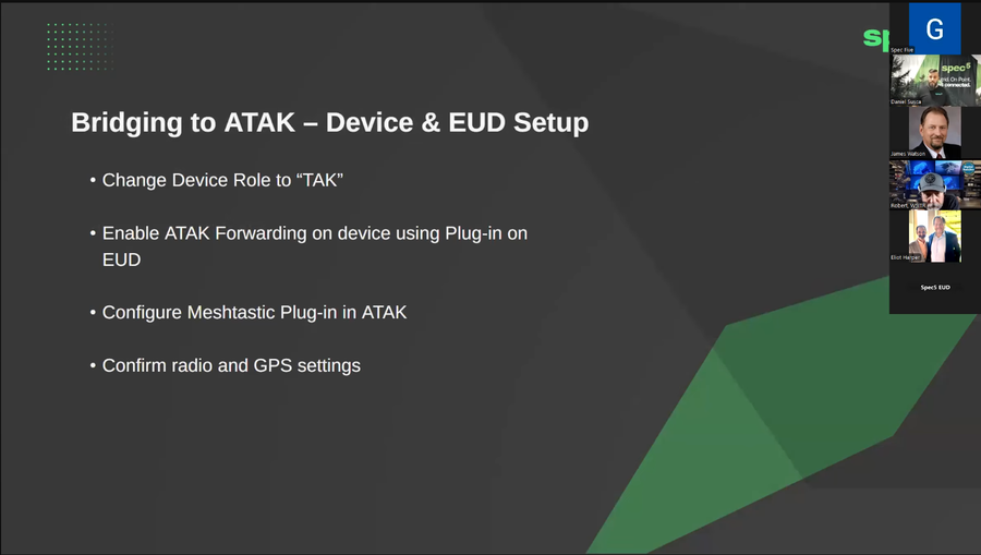 Switching a device into ATAK mode